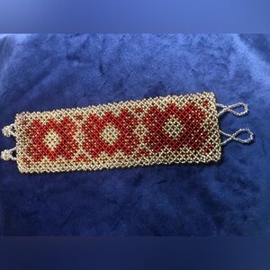 Huichol Art Jewelry Mexican Beadwork Peyote Bracelet Beaded Huichol Brac…